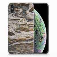 Apple iPhone Xs Max | TPU | Siliconen hoesje | Steen