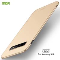 Voor Galaxy S10 MOFI Frosted PC ultradun hard case (goud)
