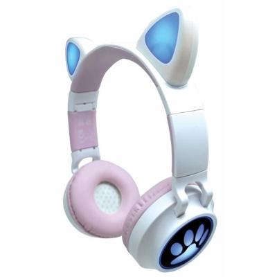 2-in-1 headset met kattenoren om naar je draadloze muziek te luisteren in Bluetooth 5.0