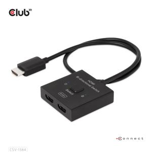 Club 3D HDMI switch 2-in-1 bi-directional for 8K60Hz or 4K120Hz
