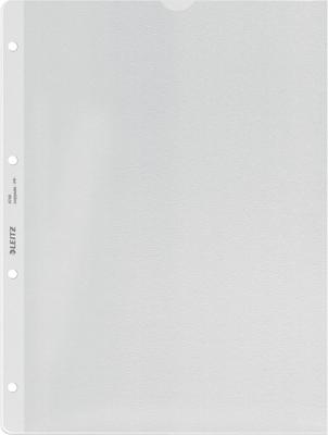 Leitz geperforeerde showtas Premium, ft A4, PVC, copy safe, transparant, pak van 100 stuks