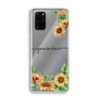 Zonnebloemen: Samsung Galaxy S20 Plus Transparant Hoesje Zonnebloemen: Samsung Galaxy S20 Plus Transparant Hoesje