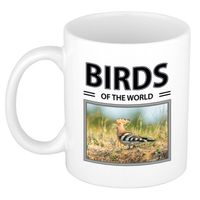 Foto mok Hop beker - birds of the world cadeau Hop vogels liefhebber - feest mokken - thumbnail