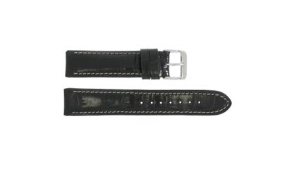 Horlogeband Universeel 61324.10.18 Leder Zwart 18mm