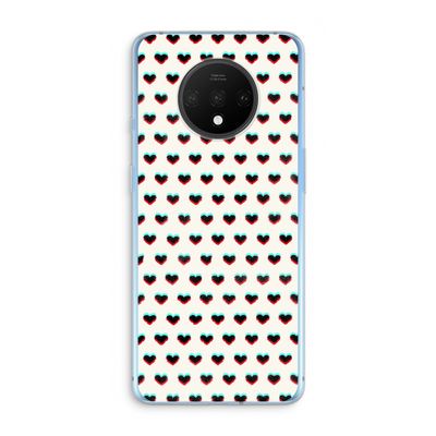 Hartjes: OnePlus 7T Transparant Hoesje