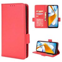 Xiaomi Poco C40 Wallet Case met Magnetische Sluiting - Rood