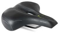 Fietszadel Selle Bassano Suprema 5zone EL City met elastomere demping - zwart
