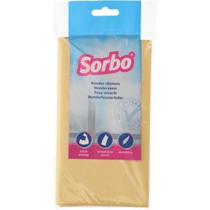 Sorbo Wonderzeem - Schoonmaakdoek 38x40 cm - 10 Stuks - Geel