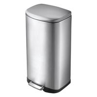 EKO - Della pedaalemmer 35 ltr, EKO - Stainless steel Plastic - mat RVS