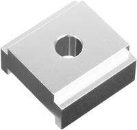 Ergotec verlengplaat tbv middenstandaard +bout zilver