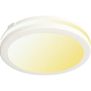 LED Plafondlamp - Kozolux Scarly - 30W 2700lm - Aanpasbare Lichtkleur 3in1 CCT - IP65 - Rond - Wit