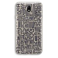 Moroccan Print: Samsung Galaxy J7 (2017) Transparant Hoesje - thumbnail