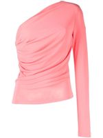DSQUARED2 t-shirt froncé à design à une épaule - Rose