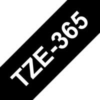 Brother TZe-365 Labeltape Tapekleur: Zwart Tekstkleur: Wit 36 mm 8 m