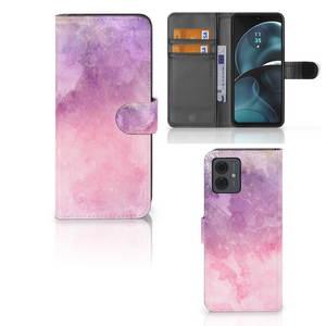 Hoesje Motorola Moto G14 Pink Purple Paint