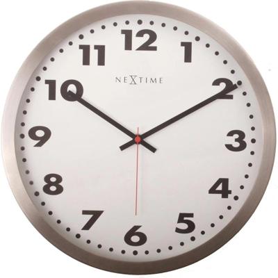 NeXtime klok 8029 , ø43 cm, wall, white