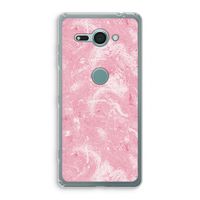 Abstract Painting Pink: Sony Xperia XZ2 Compact Transparant Hoesje