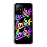 Loves: Oppo A95 5G Transparant Hoesje