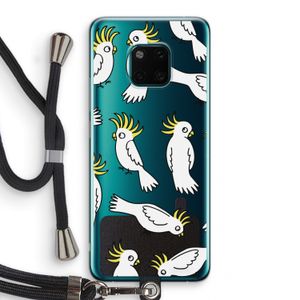 Papegaai: Huawei Mate 20 Pro Transparant Hoesje met koord