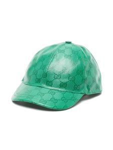 Gucci Kids casquette à motif GG Supreme - Vert