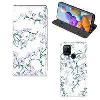 Samsung Galaxy A21s Uniek Smart Cover Blossom White