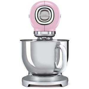 Smeg SMF02PKEU mixer - Staande mixer - Roze/Zilver 800 W