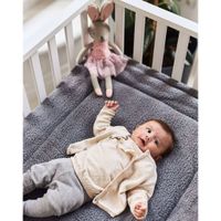 Jollein Boxdeken Teddy 80x100 cm stormgrijs - thumbnail