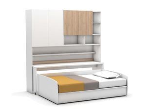 Opklapbed Icon compact 3 bedden - Polyether matras SG 40 - tot 80 KG