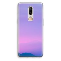 Sunset pastel: OnePlus 6 Transparant Hoesje