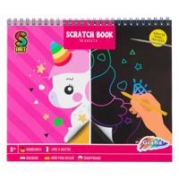 Grafix Krasboek eenhoorn, 10 vellen