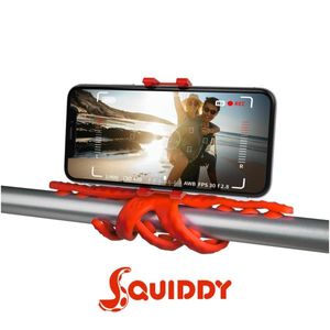 Celly Squiddy tripod Smartphone-/actiecamera 6 poot/poten Rood