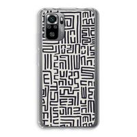 Moroccan Print: Xiaomi Redmi Note 10S Transparant Hoesje