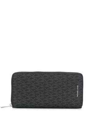 Michael Kors portefeuille à logo imprimé - Noir
