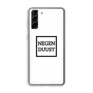 Negenduust vierkant: Samsung Galaxy S21 Plus Transparant Hoesje