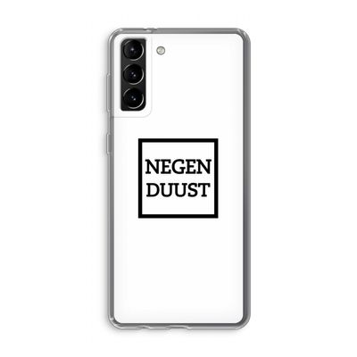Negenduust vierkant: Samsung Galaxy S21 Plus Transparant Hoesje