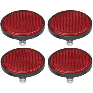 ProPlus Reflector - set 4x - wit - boutbevestiging - 60mm - M5 bout - rond