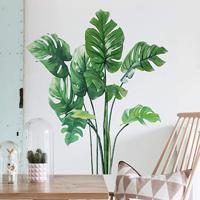 Muursticker - Monstera vertrekt