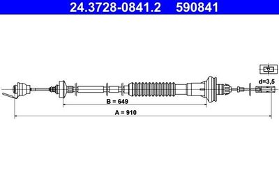 Koppelingkabel 24372808412
