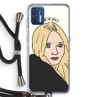 Ashley: Motorola Moto G9 Plus Transparant Hoesje met koord