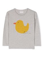 Bobo Choses sweat Rubber Duck à manches longues - Gris