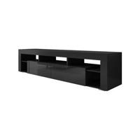 Meubella TV-Meubel Fancy - Zwart - 200 cm