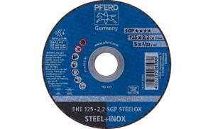 PFERD EHT 125-2,2 SGP STEELOX 61331622 Doorslijpschijf recht 125 mm 25 stuk(s) RVS, Staal