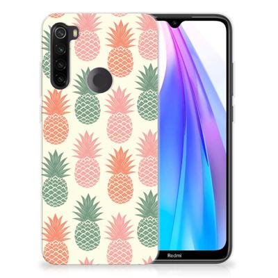 Xiaomi Redmi Note 8T | Siliconen Case | Ananas