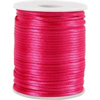 Creativ Company Satijnkoord, dikte 2 mm, roze, 50 m/ 1 rol