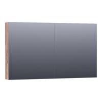BRAUER Dual Spiegelkast - 120x70x15cm - 2 links- rechtsdraaiende spiegeldeur - MFC - Almond SK-DU120AL BRAUER Dual Spiegelkast - 120x70x15cm - 2 links- rechtsdraaiende spiegeldeur - MFC - Almond SK-DU120AL