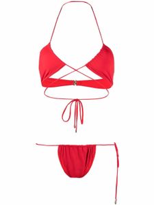 Manokhi bikini à dos-nu - Rouge