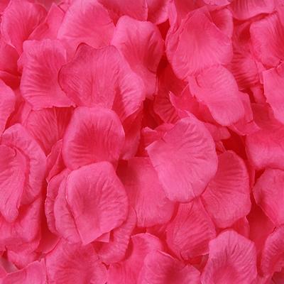1000 PCS kunstmatige bruiloft steeg bloemblaadjes bloemen bruiloft decoraties (magenta)