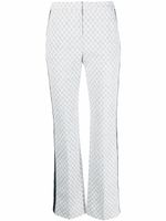 Karl Lagerfeld pantalon de jogging Punto à motif monogrammé - Gris