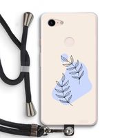 Leaf me if you can: Pixel 3 XL Transparant Hoesje met koord