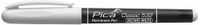 Pica 532/52 Permanent Pen 1-2mm rond wit,10st.